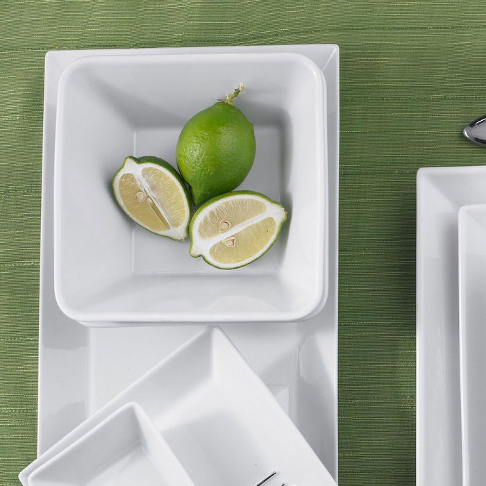 Avet Bol Porcelana Square 15,5x15,5 cm 750 Ml (6 Unidades)